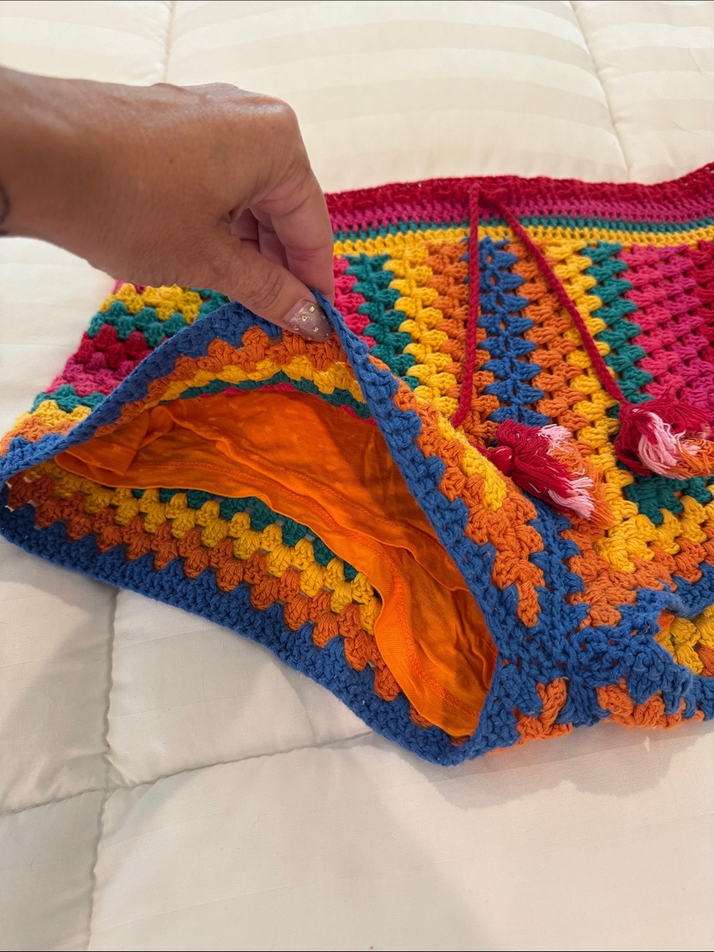 FARM Rio Multicolor Crochet Shorts - Picture 3 of 4